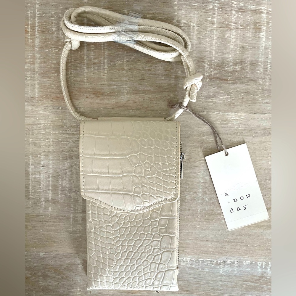 A New Day Cell Phone Purse Wallet Crossbody